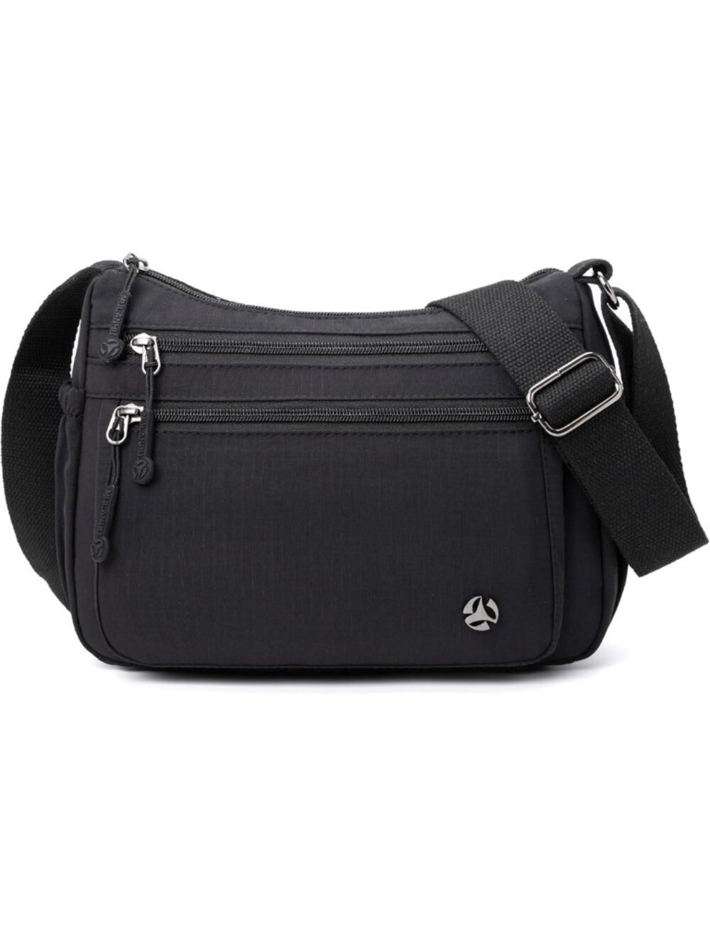 Waterproof Nylon Crossbody Bag for Women | Roomy Messenger Purse with Multiple